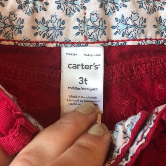 Carters Red jeans - Picture 2 of 3
